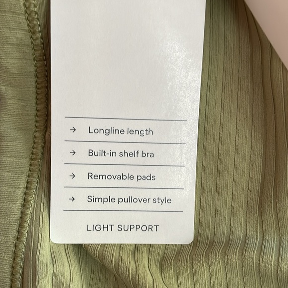 All In Motion Green Longline Sports Bra - Picture 7 of 9